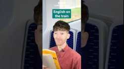 English on the train #english #shorts