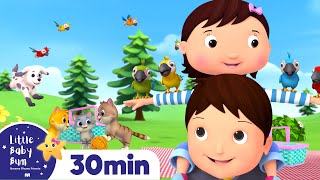Learn to COUNT - Ten Little Animals! +More Nursery Rhymes and Kids Songs | Little Baby Bum