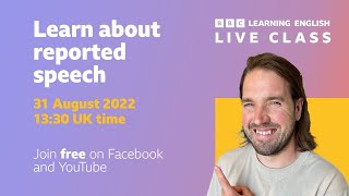 Live English Class: Reported speech