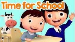 1, 2, It's Time For School ?? Back to School | Little Baby Bum