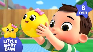 Fun Play with Twinkle Bouncing Ball! - The Ball Game | 8 mins of Playtime Songs | Little Baby Bum