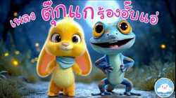 เพลงตุ๊กแกร้องอั๊บแอ่ กับ เจ้ามูนนี่ เพลงเด็กน้อยวัยอนุบาล @KidsOnCloud 