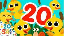 20 Little Ducks | Quack! ? Preschool Spring Counting Song | Super Simple Songs
