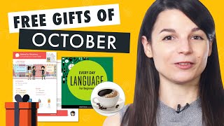 FREE English Gifts of October 2020
