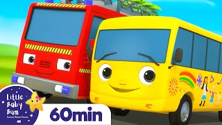 Vehicle Sounds & Bus Songs +More Nursery Rhymes and Kids Songs | Little Baby Bum