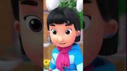 Twinkle and Baby Max’s Snowy Fun ❄️? #WinterFun #Friendship #PlayTime