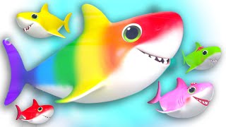 Dance with Rainbow Shark! ? ? Let’s Learn Colors Together!