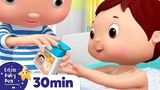 Bath Song! Nursery Rhymes & Kids Songs | Healthy Habits | Learn with Little Baby Bum
