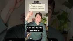 ‘There is so much crowd in the city centre.’ – ? Fix this sentence! #shorts