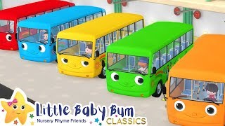 Color Bus Song + More Nursery Rhymes & Kids Songs - Little Baby Bum | Daily Routines