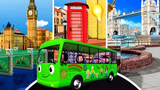 London Bus Tour ?? London Bridge Is Falling Down | Little Baby Bum