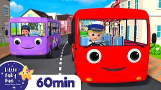 Color Bus Song! +More Nursery Rhymes and Kids Songs | Little Baby Bum