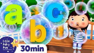 ABC Bubbles | Learn Letters! +More Nursery Rhymes and Kids Songs | Little Baby Bum