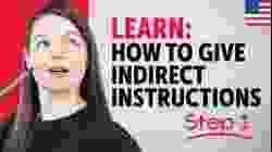 Learn How to Give Indirect Instructions in English | Essential Sentence Patterns & Grammar