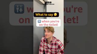 ? What to say when you’re on the toilet #shorts