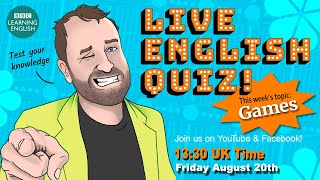 Live English Quiz - #25 Games