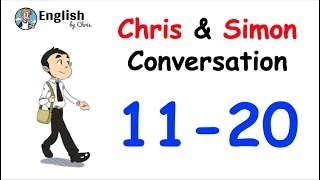 ฝึกการฟัง! 100 บทสนทนา Chris and Simon - 11-20 (2/10)