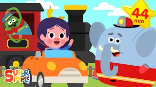 Kids Songs That Go ? | The BIG Car Collection! | Super Simple Songs