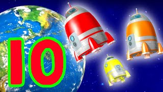 Blast Off! ? 10 Rockets Flying Into Space! | Camp YouTube | Little Baby Bum
