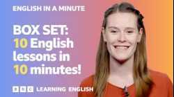 BOX SET: English In A Minute 26 – TEN English lessons in 10 minutes!
