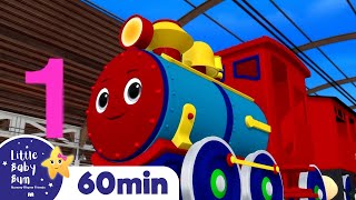 Trains Song 1-10 +More Nursery Rhymes and Kids Songs | Little Baby Bum