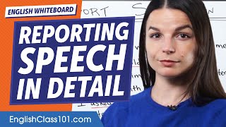 How to Report Speech in Detail | Learn English Grammar for Beginners