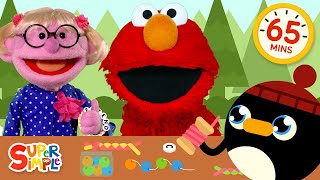 What’s Your Name? + More | Sesame Street & Super Simple Songs Together! | 1 Hour of Kids Songs