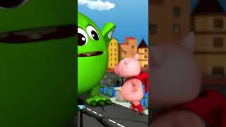 The Hero Pig Saves Us! ???London Bridge Is Falling Down #shorts #nurseryrhymes #kidsongs