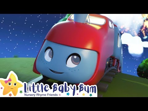 Wheels On The Bus Train Edition - Nursery Rhymes and Kids Songs | Baby Songs | Little Baby Bum