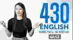 Quiz | 430 English Words You'll Use Every Day - Basic Vocabulary #83