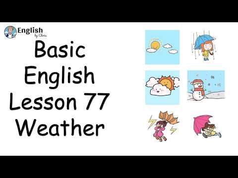 ผู้เริ่มต้น English - Lesson 77 - Weather