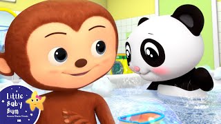 Baby Monkey Bath Song! | Little Baby Bum - Nursery Rhymes for Kids | 123 Kids Songs