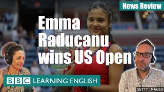 Emma Raducanu wins US Open: BBC News Review