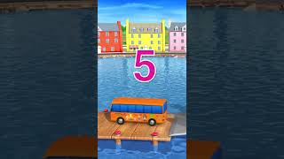 10 Little Buses Off the Ship – Let’s Count! ?? #shorts #vehicles #countinggame