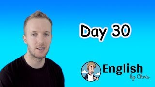 ★Day 30 》ภาษาอังกฤษ 365 วัน โดย English by Chris