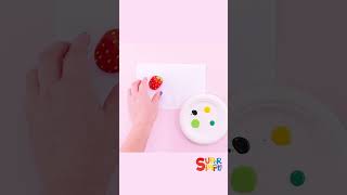 Strawberry Rocks ? #shorts #kidscrafts #supersimplecrafts