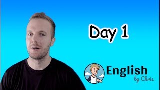 ★Day 1 》ภาษาอังกฤษ 365 วัน วันละนิดวันละน้อย โดย English by Chris