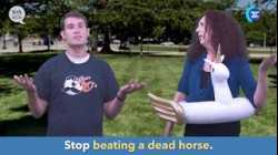English in a Minute: To Beat a Dead Horse