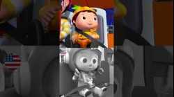 Wheels On The Bus Spooky Halloween Ride! ?? #short #LBB #nurseryrhymes