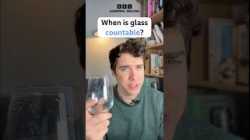 When is glass countable? #shorts