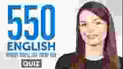Quiz | 550 English Words You'll Use Every Day - Basic Vocabulary #95