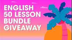 ☀️ Get 50 PDF Lessons to Learn English for FREE!
