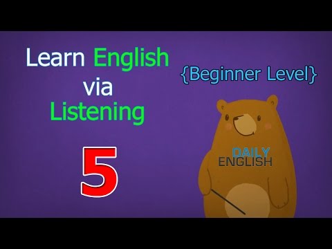 Learn English via Listening Beginner Level | Lesson 5 | My House