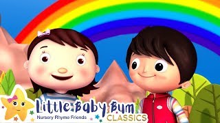 RAINBOW Colors Song +More Nursery Rhymes and Kids Songs - ABCs and 123s | Little Baby Bum