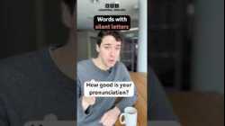 ?️ Can YOU say these 7 words with silent letters? #shorts