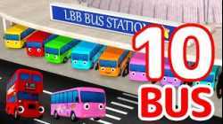 10 Little Buses Medley ?? | Little Baby Bum