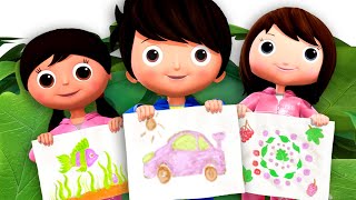 Nature Painting ?️ You Are An Artist! | Camp YouTube | Little Baby Bum