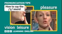 ? Voiced Consonant - /ʒ/ - 'pleasure', 'leisure' and 'vision' - English Pronunciation Tips