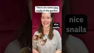 Nice nails/nice snails: Listening challenge #shorts