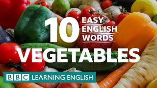 10 Easy English Words: Vegetables